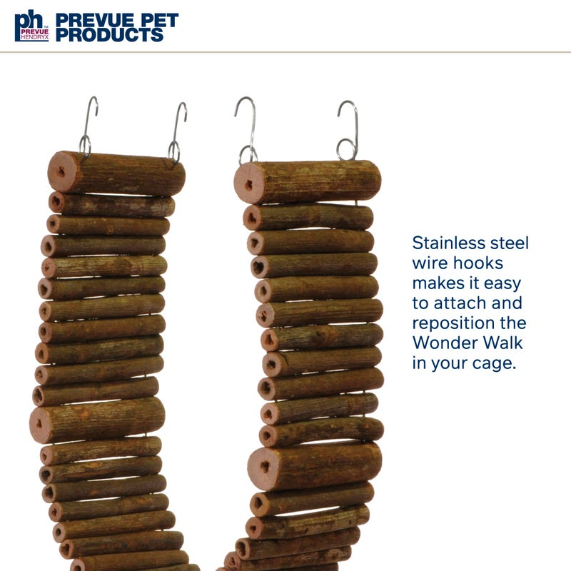 Prevue Pet Toy NAT Wonder Walk Bird Ladder, Large (62809),Brown - Image 4